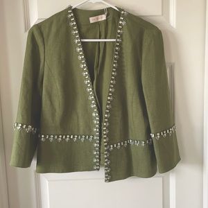 Tory Burch cropped embellished jacket